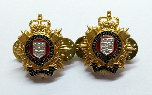 RLC Collar Dogs British Army Officers Royal Logistics Corps Insignia ...