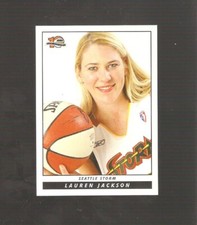 lauren jackson 2006 wnba base card,albury,australia,seattle storm#40