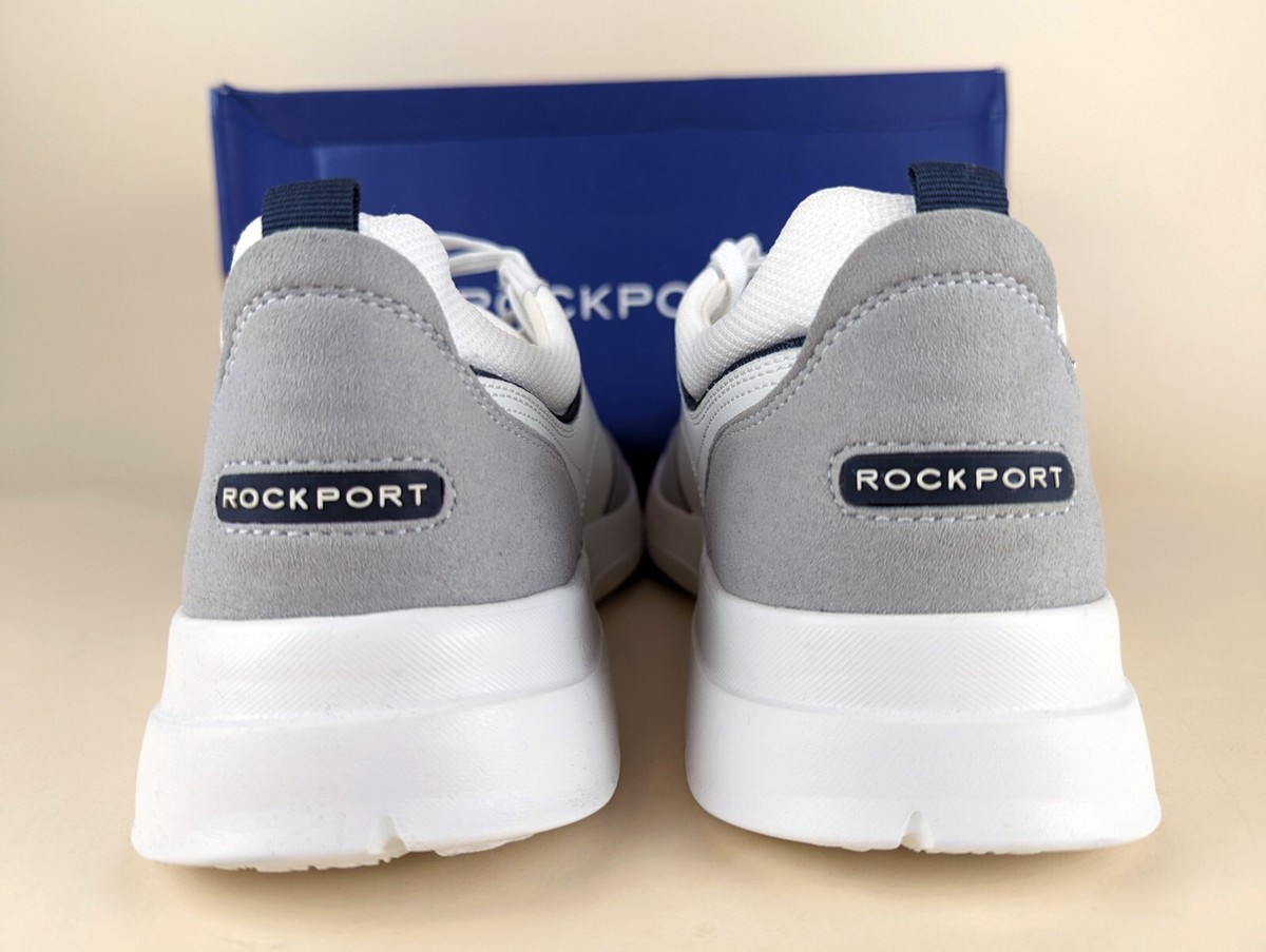 Rockport Truflex Cayden Lace Up Sneakers Mens 12 M White Leather Shoes NWB Rockport Truflex Cayden Lace Up Sneakers Mens | Mercari main image 3