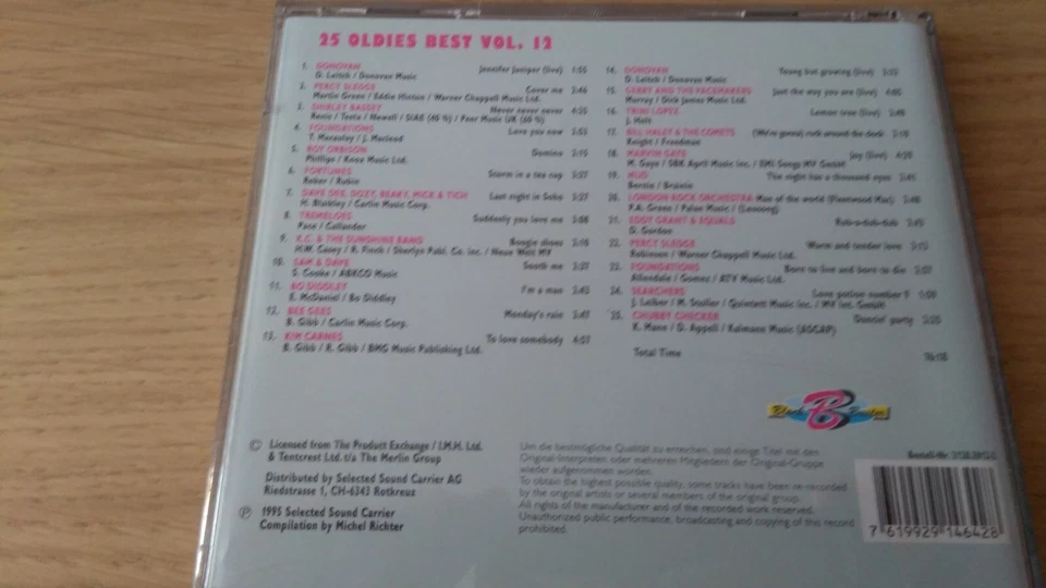 25 Oldies Best - Vol. 12 / CD - Bild 2 von 3