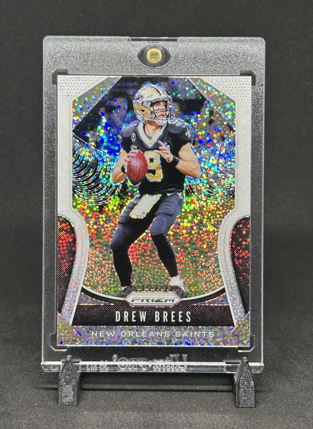 Drew Brees 2019 Panini White Sparkle Prizm SSP #186 New Orleans Saints