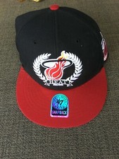 Vintage Miami Heat Basket Ball Forty Seven Snapback Hat, New One Size Fits all .