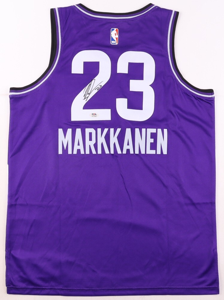 Lauri Markkanen Utah Jazz 2016 Jersey Lauri Markkanen Signed Utah