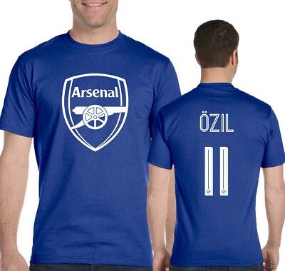 ARSENAL MESUT OZIL #11 T-Shirt Front & Back Premier Soccer