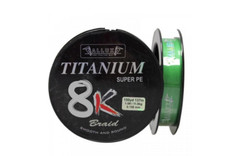 Trecciato Titanium Braid 8K Nano Fiber Super PE pesca spinning, jigging, siluro
