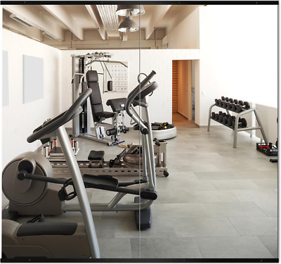 Large Frameless Home Gym Mirror Set - 54''x30'' (2 Pieces) for Any Room