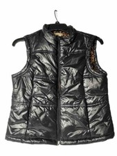 Princess Vera Wang Vest Black 100% Nylon Puffer Size Large