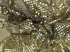 Sequin Fabric - Shiny Sparkly Material - 44" (112cm) wide - 6mm & 3mm