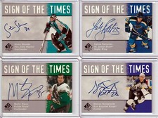 2000-01 SP Authentic Sign of the Times #SR Steven Reinprecht AUTO - Kings