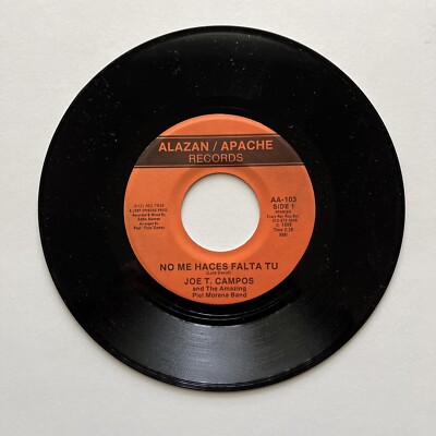 Joe T Campos “ Crazy Crazy Baby” Chicano Tejano Tex Mex Record | eBay