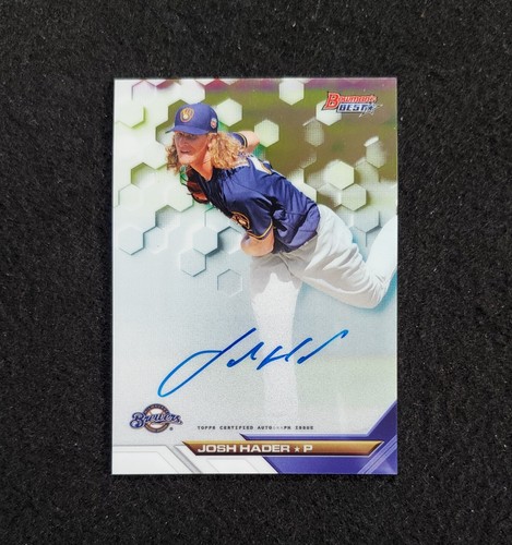 2016 Josh Hader Bowman's Best Rookie Prospect Auto