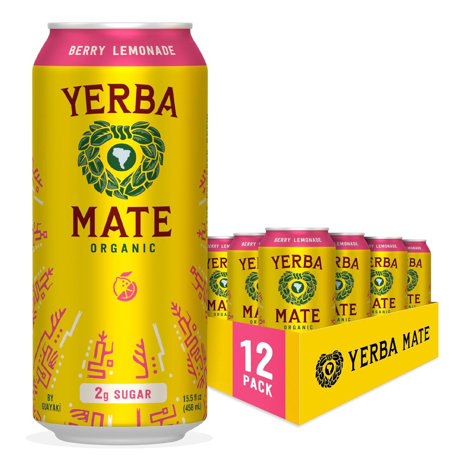 Guayak&iacute; Yerba Mate, Energy Drink Alternative, Organic Berry