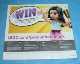 LEGO Friends 41124 Heartlake Puppy Daycare Instruction Manual Book Only