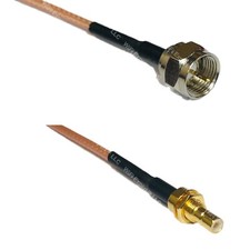 RG316 F MALE to SMB MALE BULKHEAD RF Cable Rapid-SHIP LOT