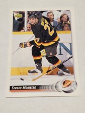 1992-93 Upper Deck Canucks #85 Sergio Momesso