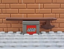 LEGO Reddish Brown Castle Minifig Weapon Axe, Halberd 3848 7079 8780 8781