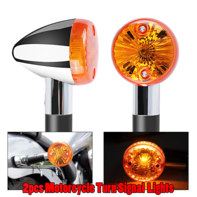 2x Motorcycle Turn Signals Light For Kawasaki Vulcan VN 2000 1700 1600 Blinker