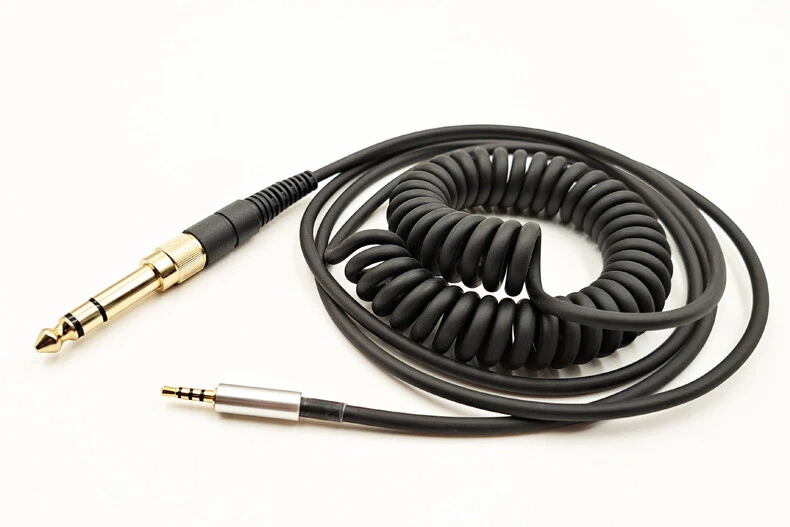 Cable de audio de resorte en espiral para auriculares sobre la oreja referencia Klipsch Foto 4 de 4
