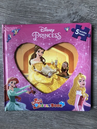 Disney Princess Puzzle Book- 5 Puzzles