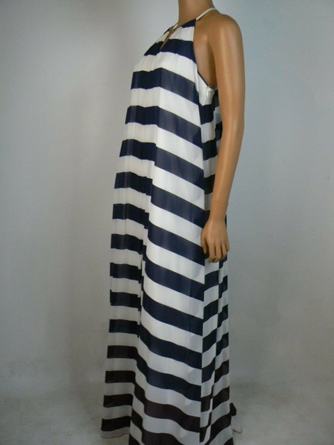 chiffon halter maxi dress