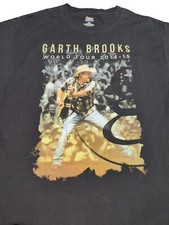 Garth Brooks World Tour 2014-15 Concert Graphic T-Shirt Double Sided Adult L
