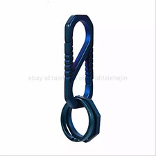 EDC Titanium Alloy Car Keychain Carabiner Key Chain Hanging Buckle Ring Portable