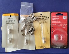 Lot of Coaxial Connectors Adapter M/F Connector Coax Coaxial Cable TV Antenna