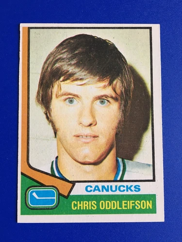 1974-75 TOPPS #108 CHRIS ODDLEIFSON RC. NM