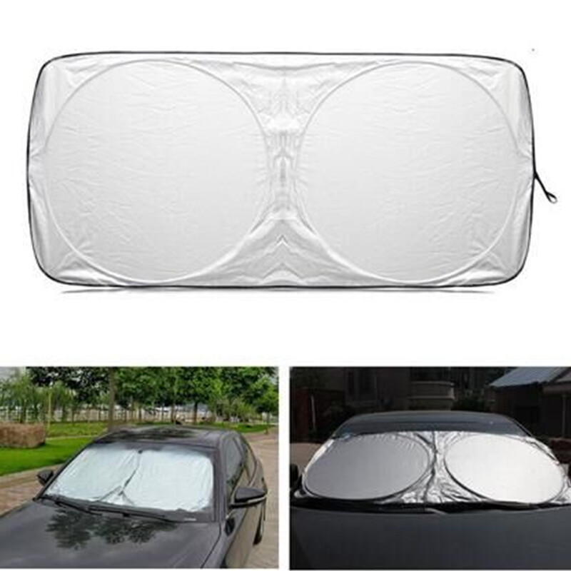 Snow Shade For Car Windshield Windscreen Cover Ice Frost Foldable 150X70cm