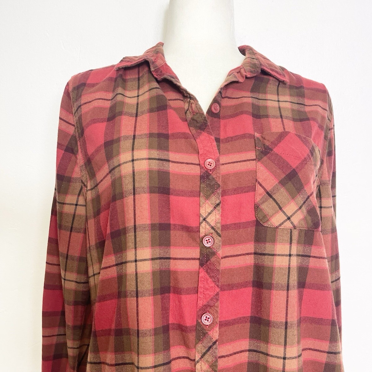 Chemise Beachlunchlounge à Carreaux Rouge Et Bleu - Taille S - État Parfait