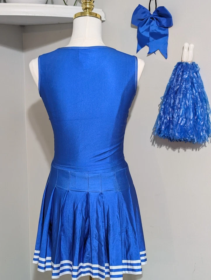 Mujeres Adulto XS Disfraz de Animación Halloween Sexy Traje de Baile Pompones y Lazo Foto 2 de 4