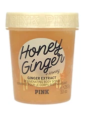 VICTORIA'S SECRET PINK HONEY GINGER SCRUB REJUVENATING BODY SCRUB  10 oz NEW