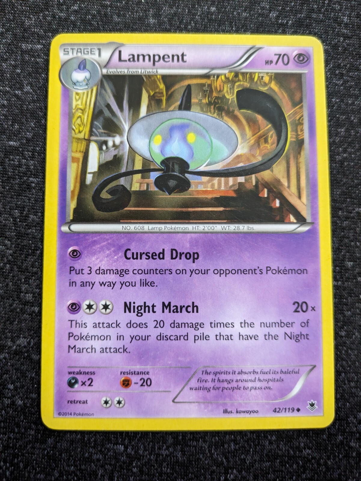 Lampent 42/119- Phantom Forces- Regular Uncommon- LP