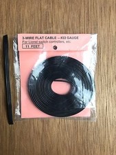 FC3 Flat 3 Conductor Wire 11 FT by Wire-Plex FOR LIONEL 022 027 SWITCHES