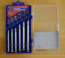 Mayhew Bestway 6pc Precision screwdriver set Jewelers slotted & Phillips (rare)