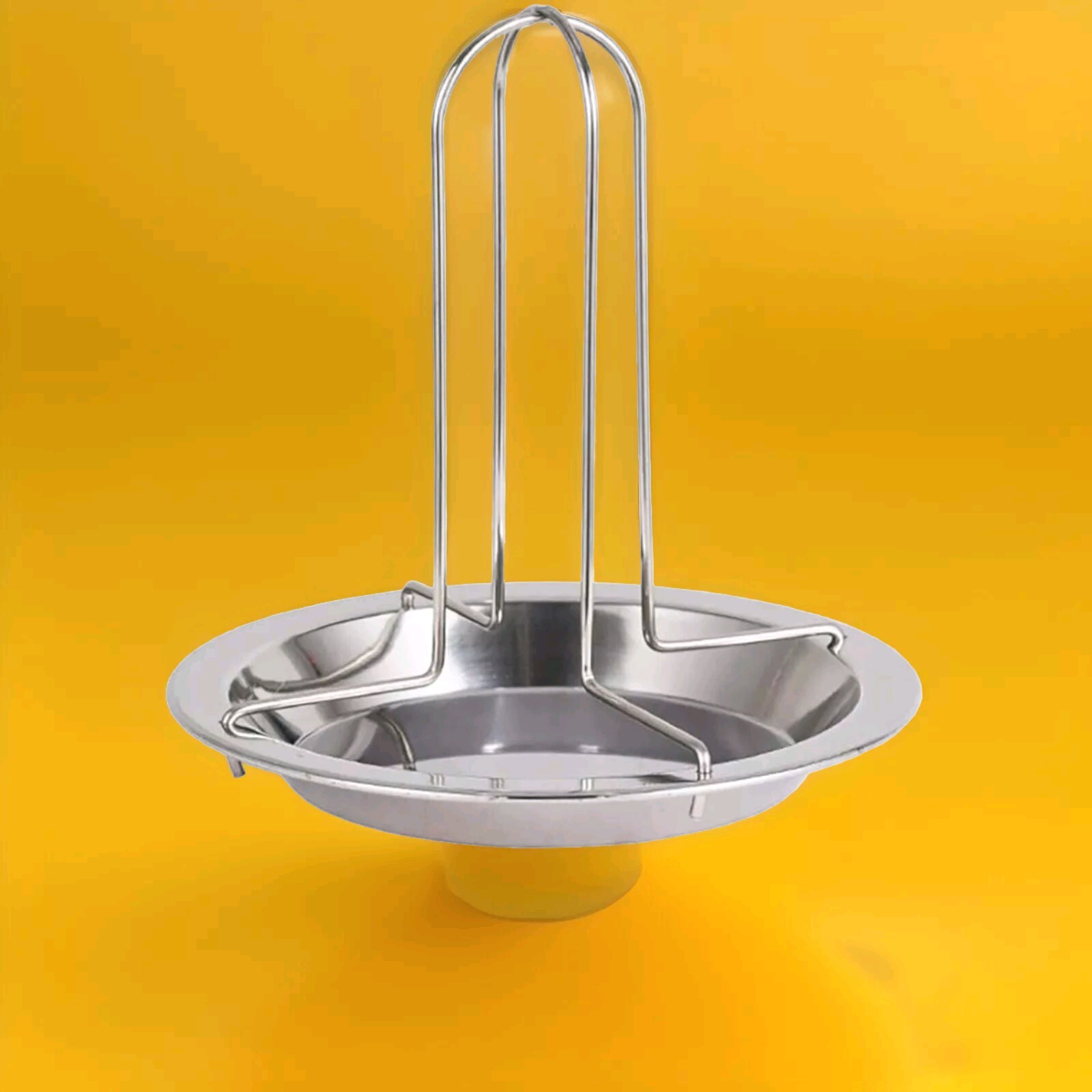 Hähnchenbräter mit Schüssel, aufrechter Bräterhalter mit Auffangschale für...