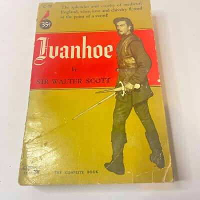 IVANHOE by Sir Walter Scott Cardinal Edition C-79 1959 Paperback