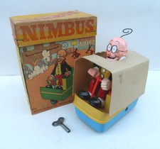 Professeur Nimbus Le Chariot de Gare Andre Daix Etat Neuf +Boîte 1950 Para BD