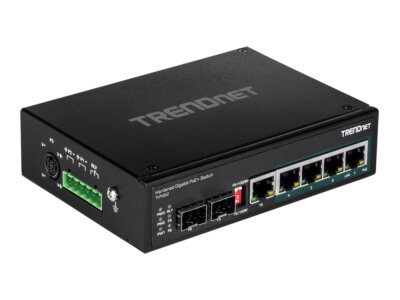 TRENDnet TI-PG62 Switch unmanaged 4 x 10/100/1000 (PoE+) ~D~