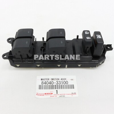 Toyota Prius Camry CT200h OEM Driver Power Window Master Switch