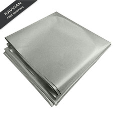 Erthree RF Shielding Fabric, RFID Radiation free size, Silver Grey