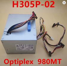 OEM Dell 305W Power Supply H305P-02 K346R FOR Optiplex 980 MT Black Mini 24Pin