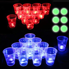 the Dark Beer Pong Set, LED Beer Pong Cups wi...