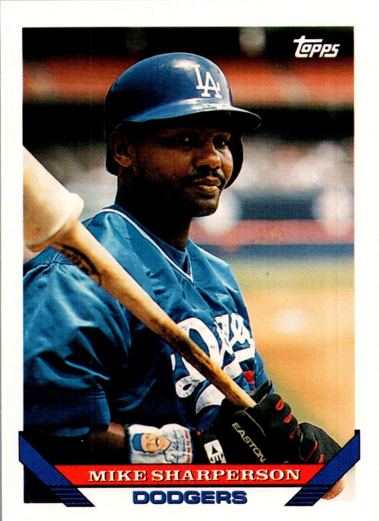 1993 Topps  Mike Sharperson Los Angeles Dodgers #526