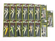 Megabass DOG-X 15pcs Set Hard Baits Fishing Lures Unused, 5.9in/15cm