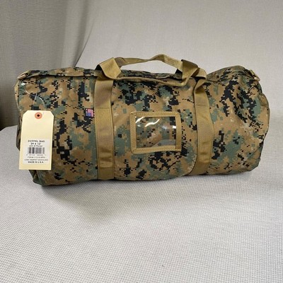 Fireforce Fine Uniform Round Duffel USMC Woodland MARPAT - USA MADE 24x12