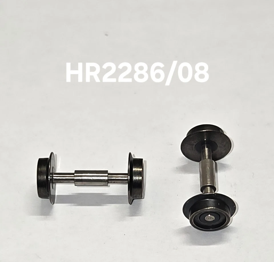 Rivarossi HR2286/08 Radsatz 2 Stück ohne Zahnrad H0 neu OVP