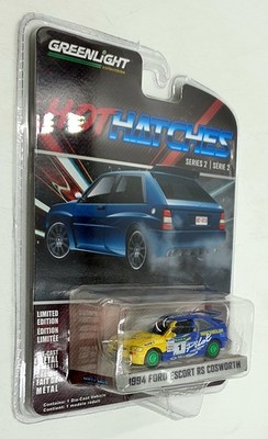 Greenlight 1/64 Scale 63020-E - 1994 Ford Escort RS Cosworth #1 - Chase