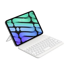 Wireless Keyboard Case,Power Display, Magnetic Protective Cover Support for iPad