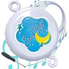 Crib Mobile Motor Baby Music Box Spinner 3 Modes 36 Lullabies Auto-Off Holder
